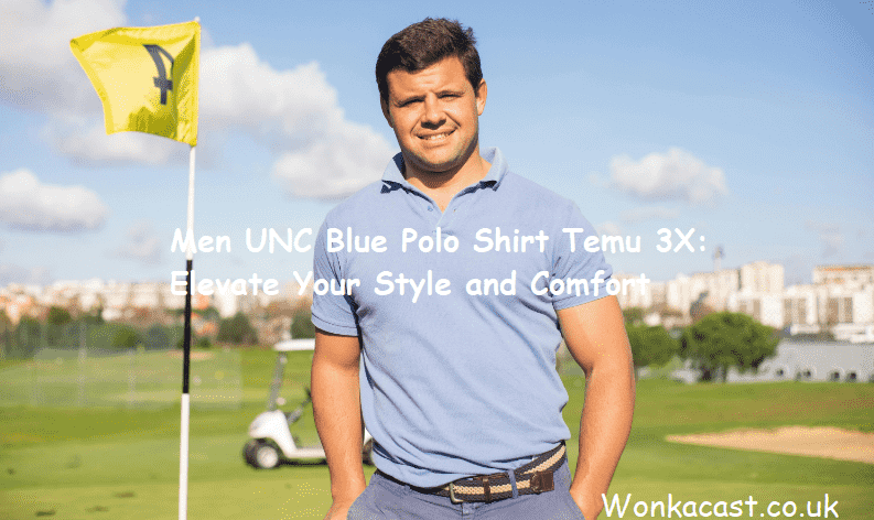 Men UNC Blue Polo Shirt Temu 3X: Elevate Your Style and Comfort